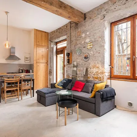 Apartment Charming 4 People Sathonay Terreaux *